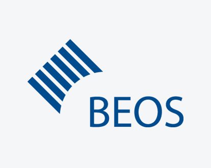 Das Logo der BEOS AG.